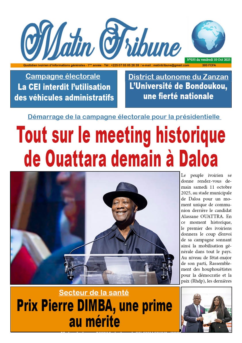 UNE DU 10/10/2025