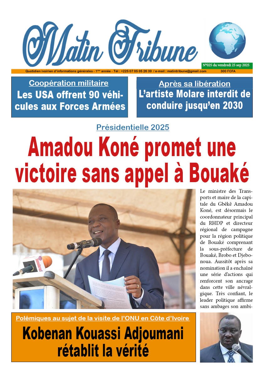 UNE DU 25/09/2025