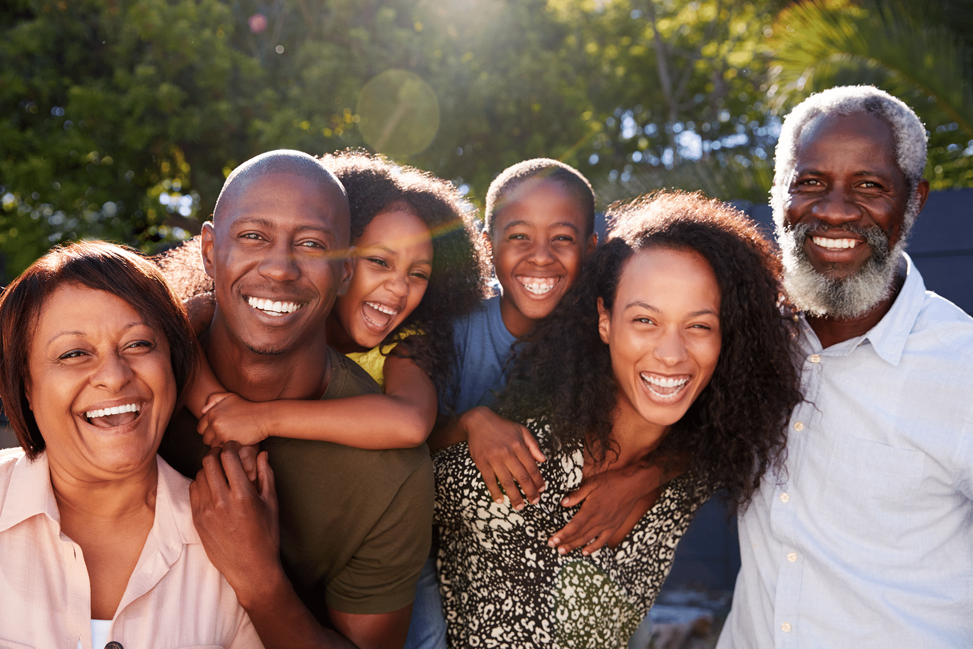 black-extended-family
